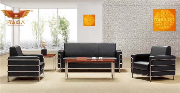 加金屬元素的時尚辦公沙發(fā)