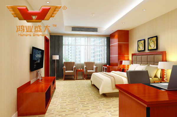 鴻業(yè)設(shè)計師根據(jù)要點1，為客戶設(shè)計的3D休息室家具擺放效果圖解決方案